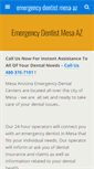 Mobile Screenshot of emergencydentistmesaaz.com